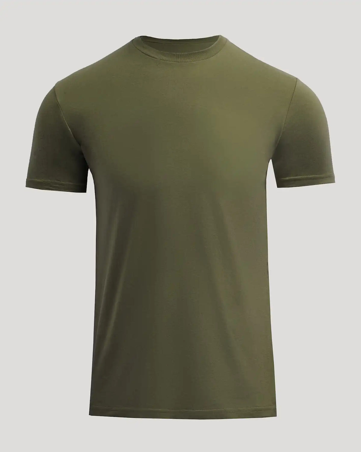 Military Green Classic Crew Neck