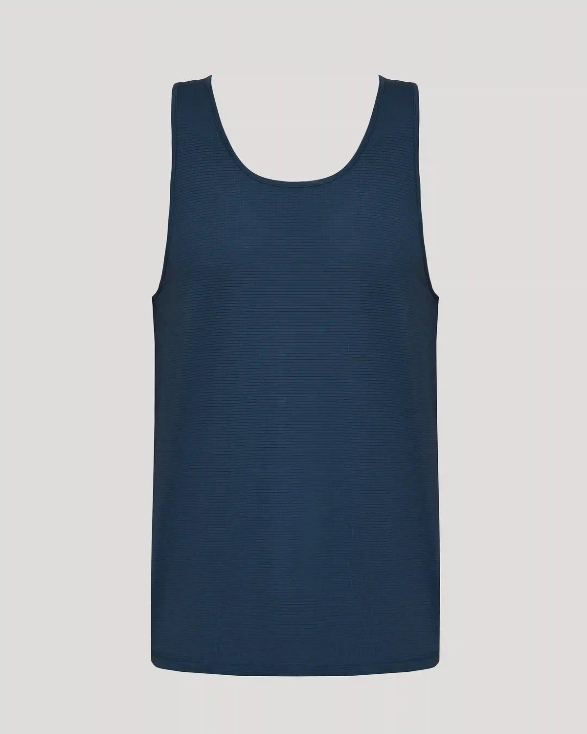 Navy Sleeveless Active Mesh Tank
