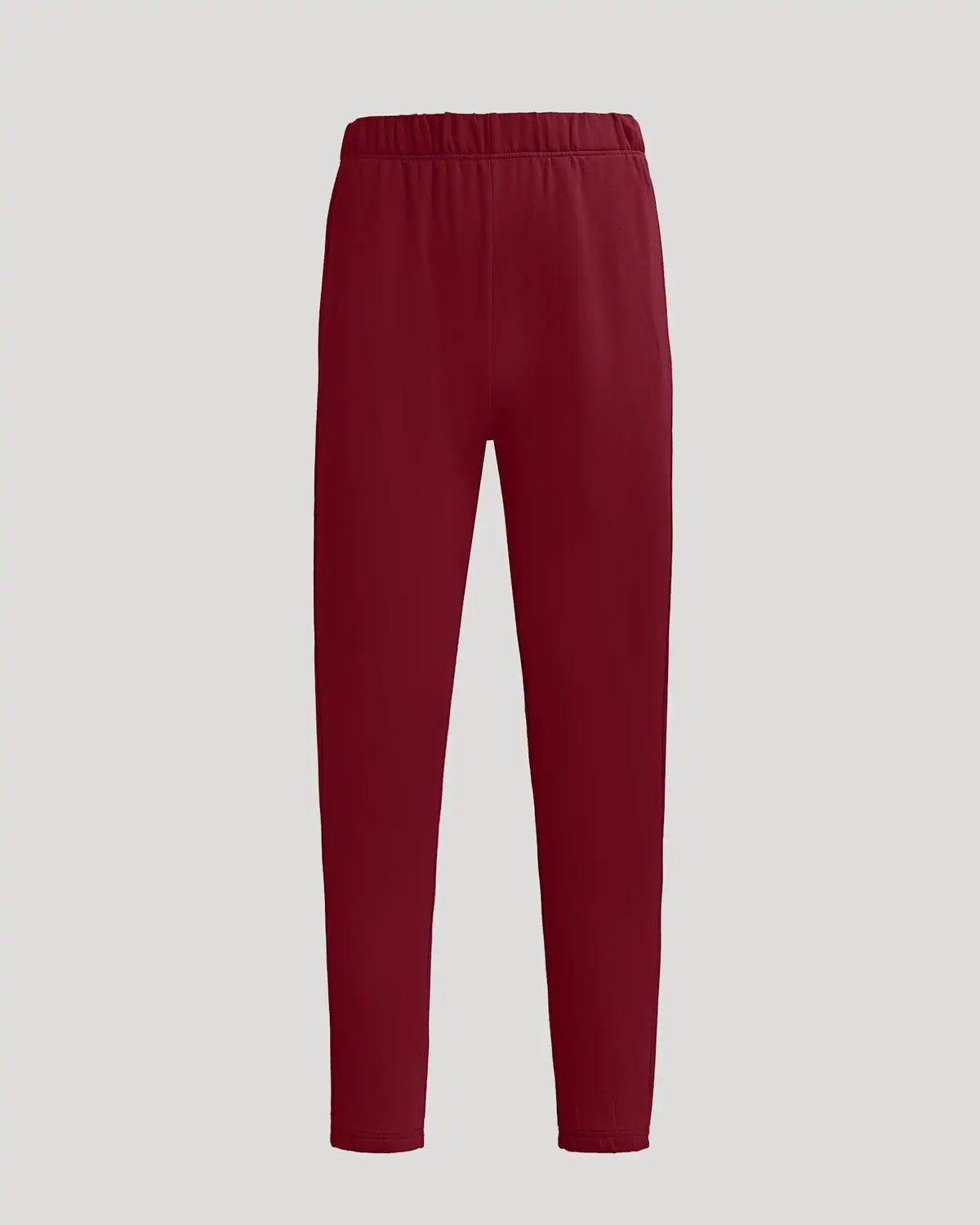 Womens Dark Maroon Relaxed Joggers