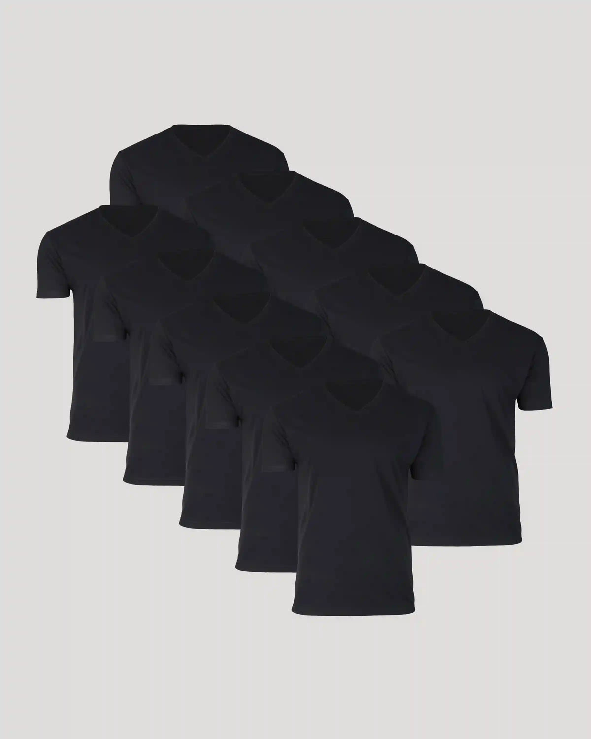 All Black Classic V-Neck 10-Pack