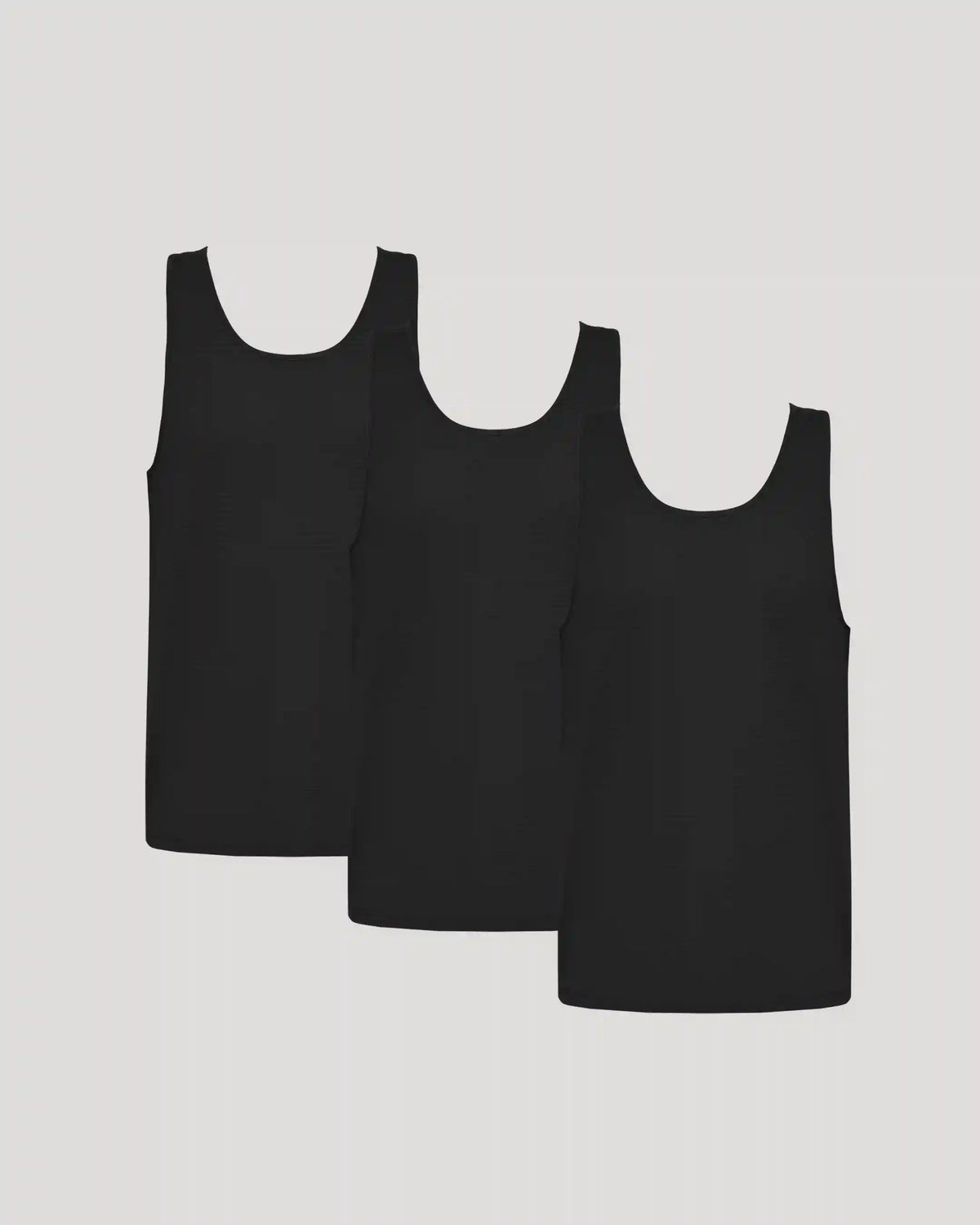 Black Sleeveless Active Mesh Tank 3-Pack