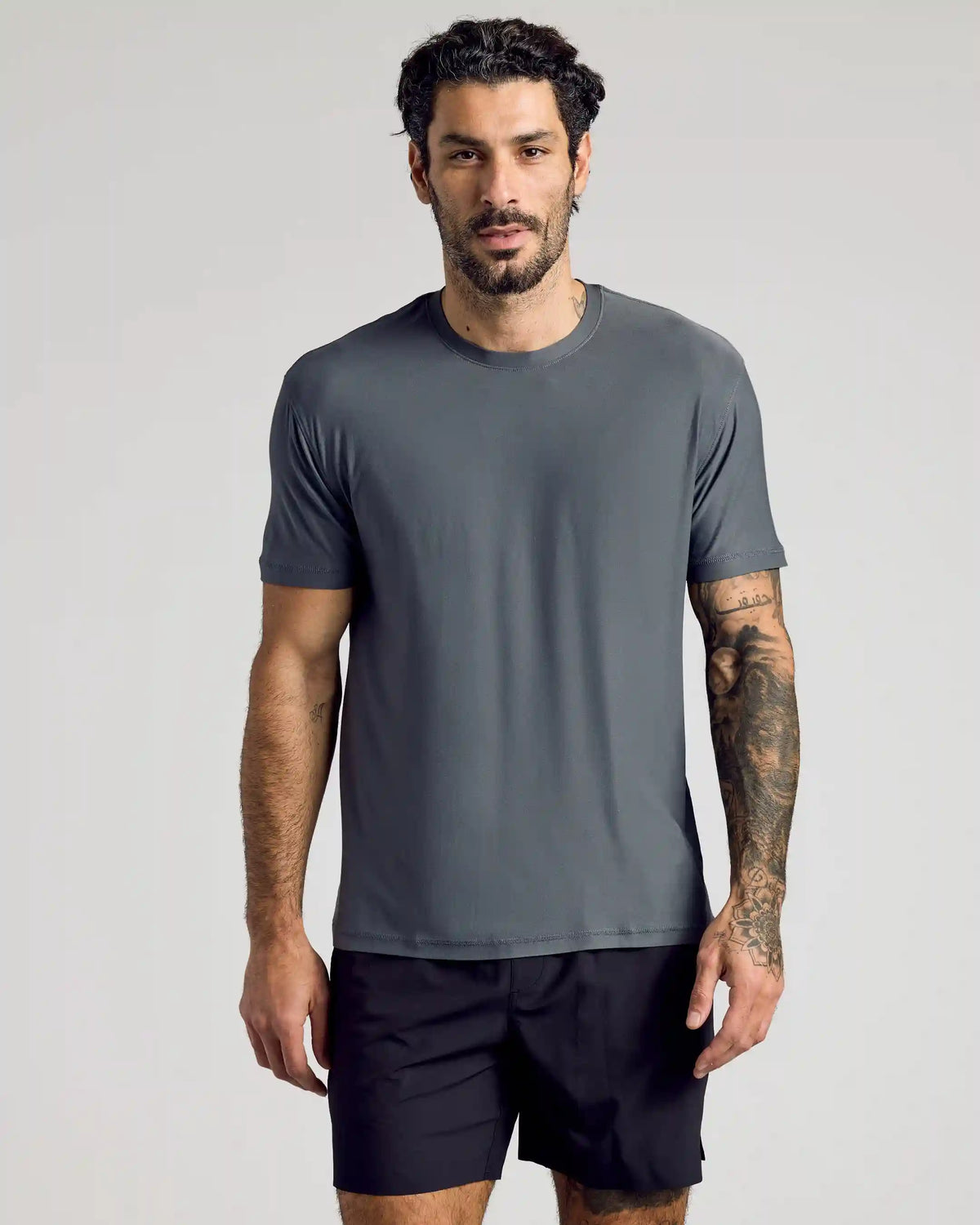 Carbon Active Crew Neck Tee