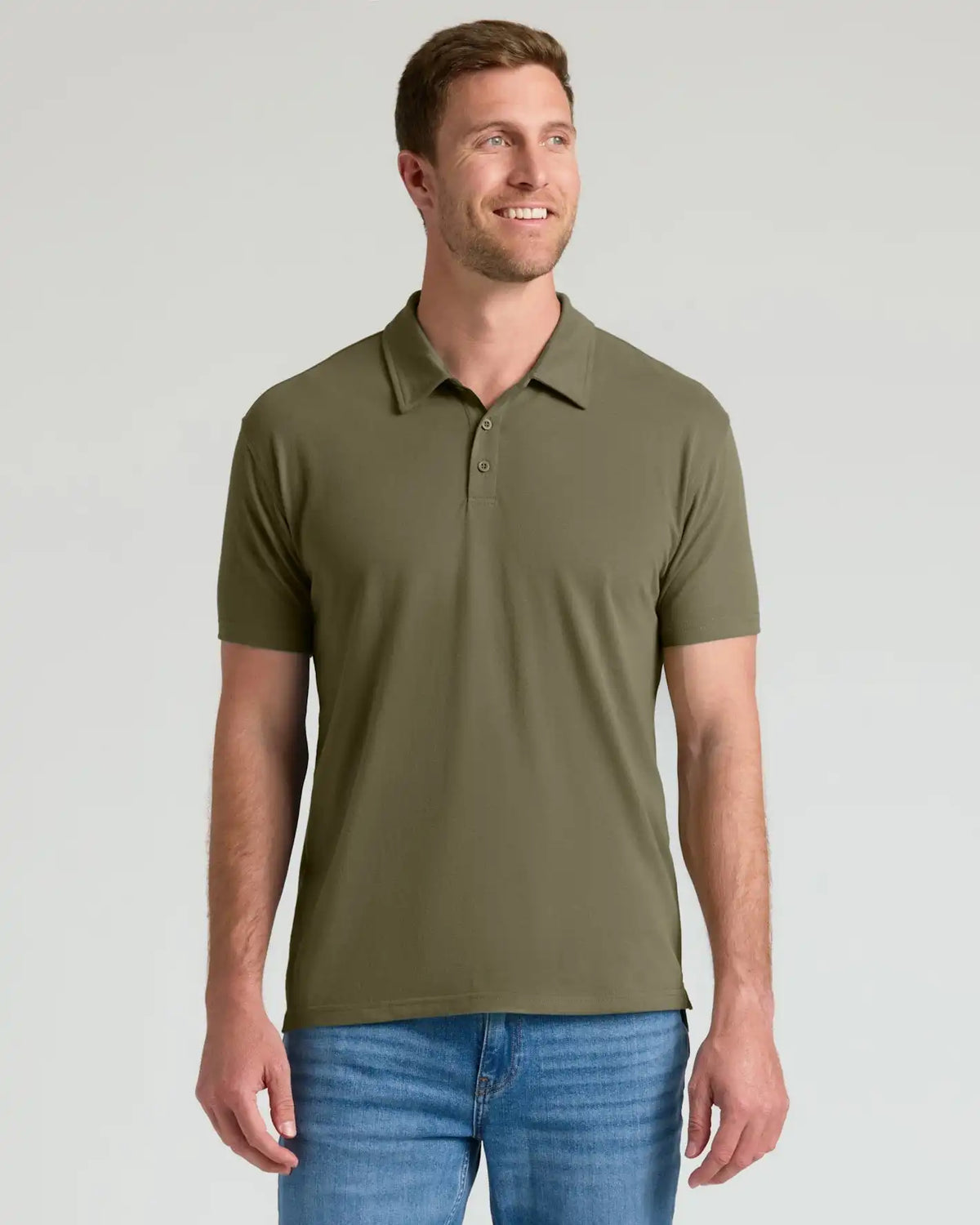 Military Green Classic Polo