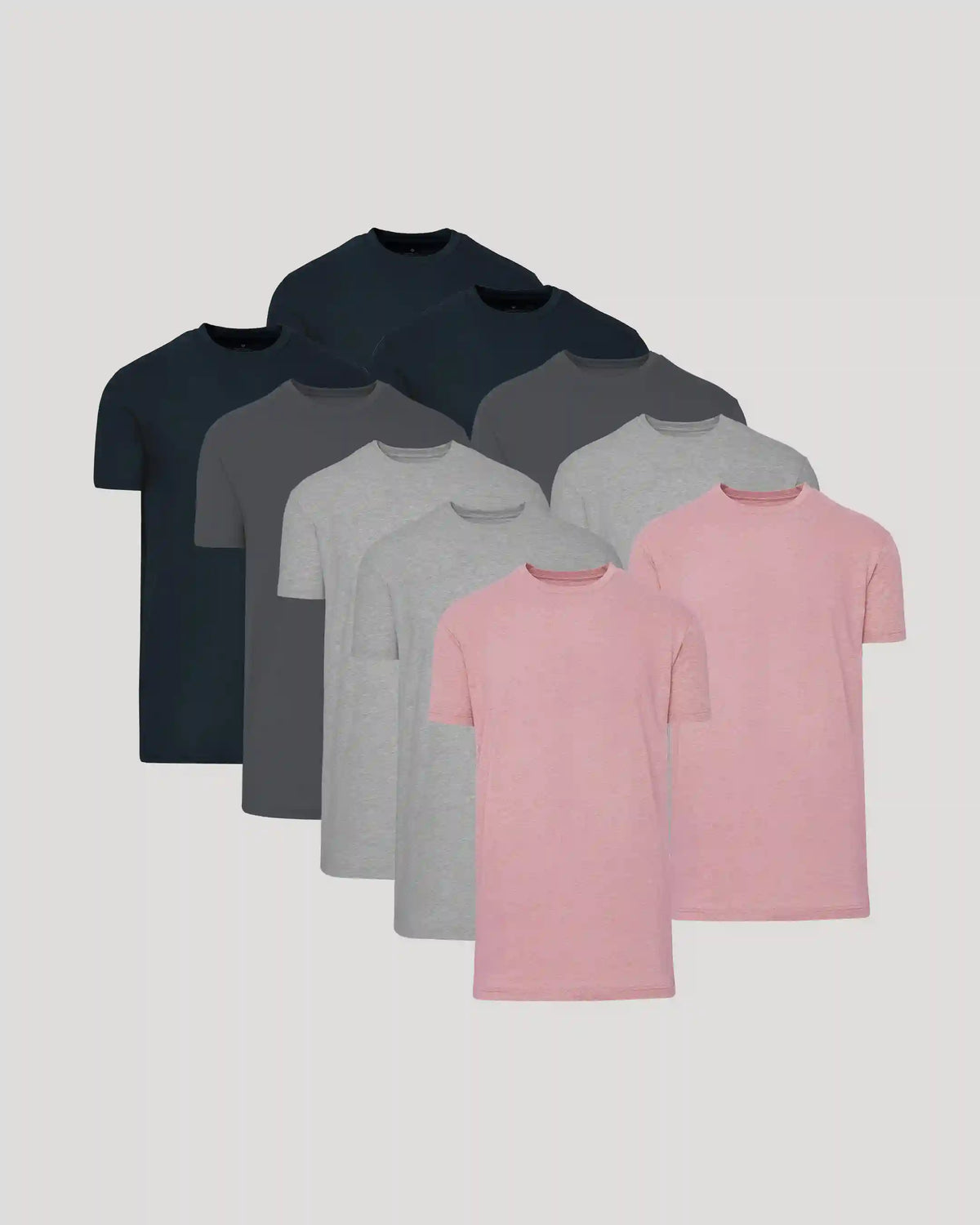 Tall Straight Hem Crew Neck T-Shirt 10-Pack
